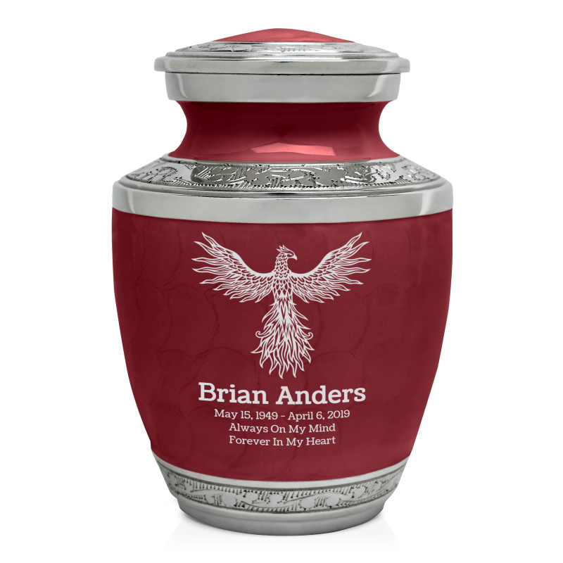 Phoenix Sharing Urn - Rose Red