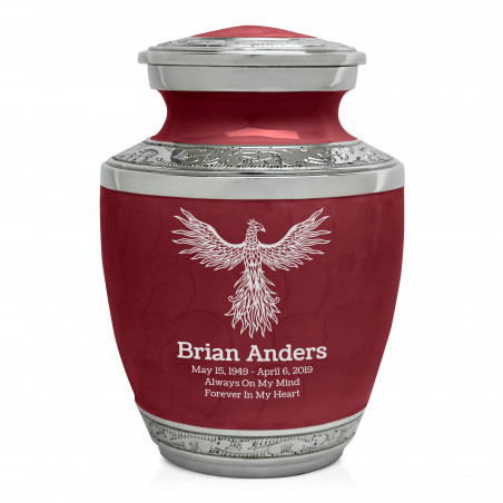 Phoenix Sharing Urn - Rose Red