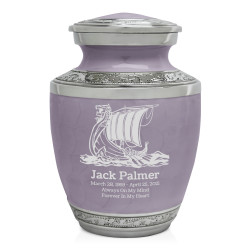 Viking Ship Sharing Urn - Regal Purple