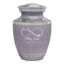 My Son Walks With Me Sharing Urn - Regal Purple
