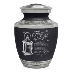Keep the Light On Sharing Urn - Ebony Black