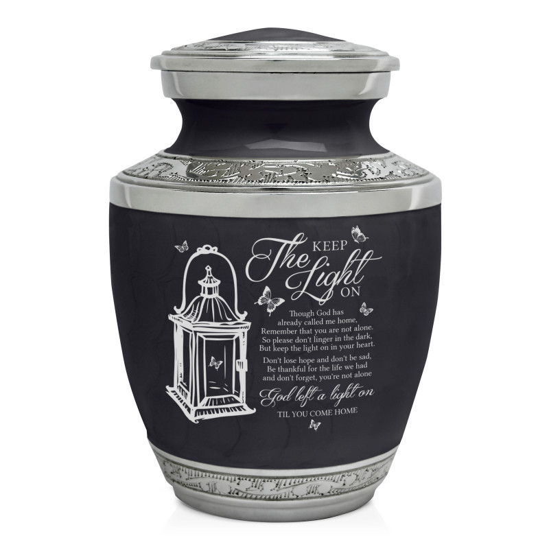 Keep the Light On Sharing Urn - Ebony Black