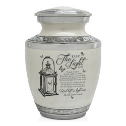 Keep the Light On Sharing Urn - Radiant White