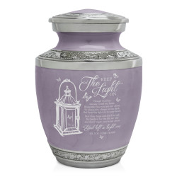 Keep the Light On Sharing Urn - Regal Purple