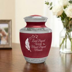 Loved Beyond Words Sharing Urn - Rose Red