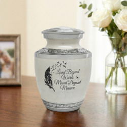 Loved Beyond Words Sharing Urn - Radiant White