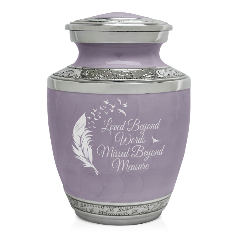 Loved Beyond Words Sharing Urn - Regal Purple