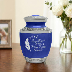 Loved Beyond Words Sharing Urn - Royal Blue