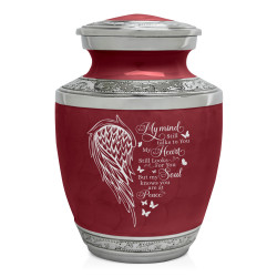 At Peace Sharing Urn - Rose Red