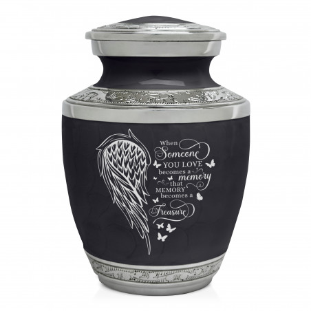 Memory Becomes a Treasure Sharing Urn - Ebony Black