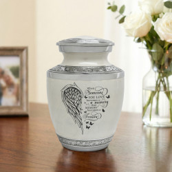 Memory Becomes a Treasure Sharing Urn - Radiant White