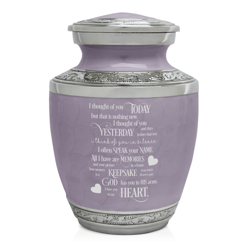 I Thought Of You Today Sharing Urn - Regal Purple