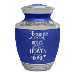 Heaven In Our Home Sharing Urn - Royal Blue