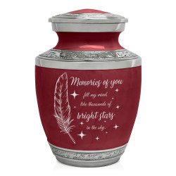 Memories Of You - Bright Stars Sharing Urn - Rose Red