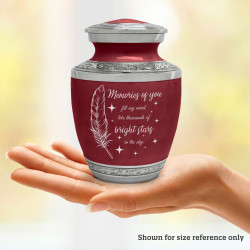 Memories Of You - Bright Stars Sharing Urn - Rose Red