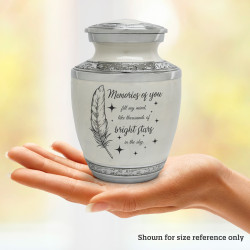 Memories Of You - Bright Stars Sharing Urn - Radiant White