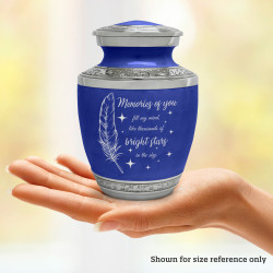 Memories Of You - Bright Stars Sharing Urn - Royal Blue