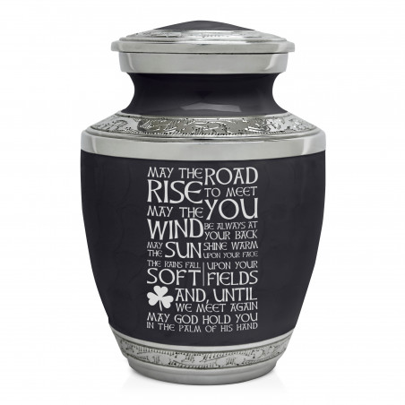 Irish Blessing Sharing Urn - Ebony Black