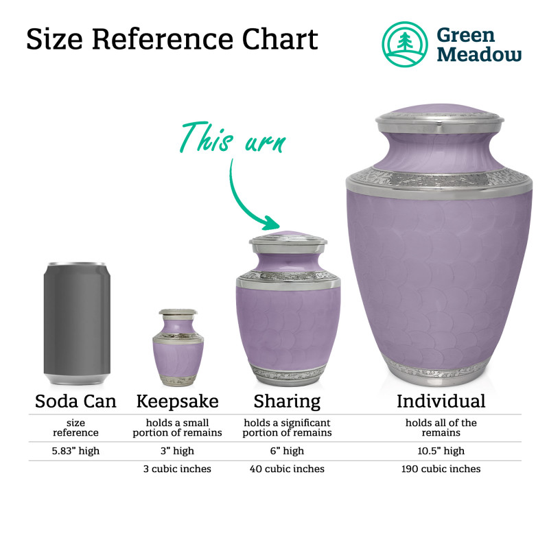 Irish Blessing Sharing Urn - Regal Purple