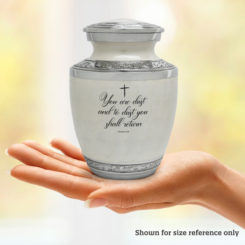 Dust to Dust Sharing Urn - Radiant White