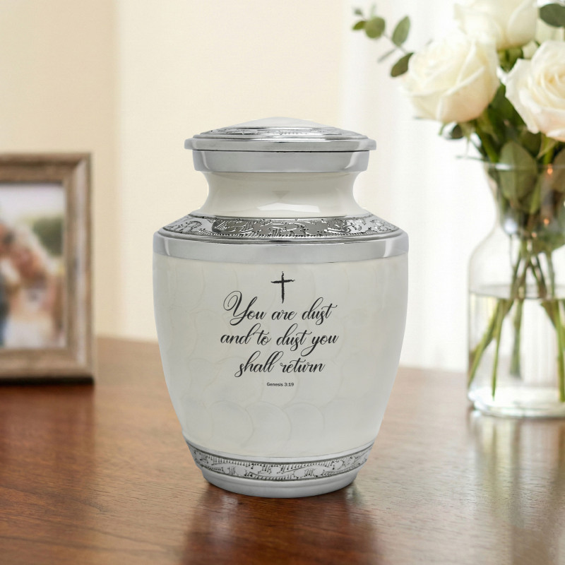 Dust to Dust Sharing Urn - Radiant White