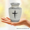 Dust to Dust Cross Sharing Urn - Radiant White