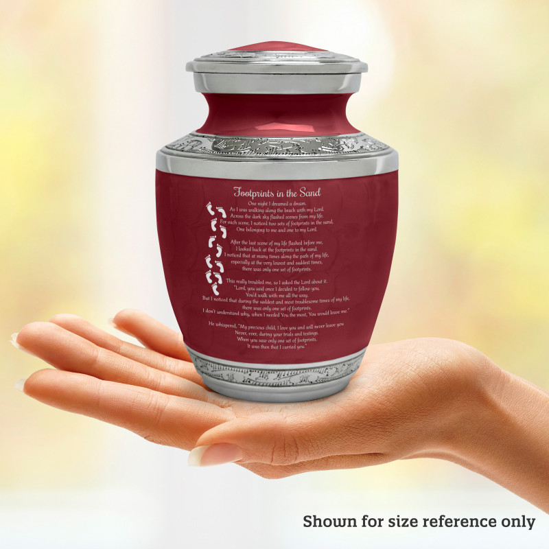 I Carried You Sharing Urn - Rose Red