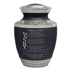 I Carried You Sharing Urn - Ebony Black