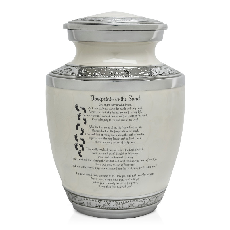 I Carried You Sharing Urn - Radiant White