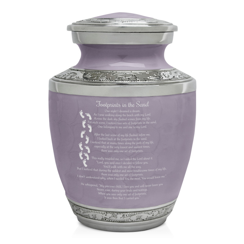 I Carried You Sharing Urn - Regal Purple