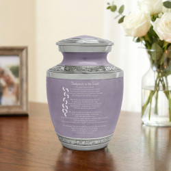 I Carried You Sharing Urn - Regal Purple