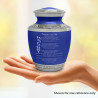 I Carried You Sharing Urn - Royal Blue