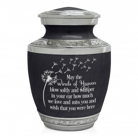 Winds of Heaven Sharing Urn - Ebony Black