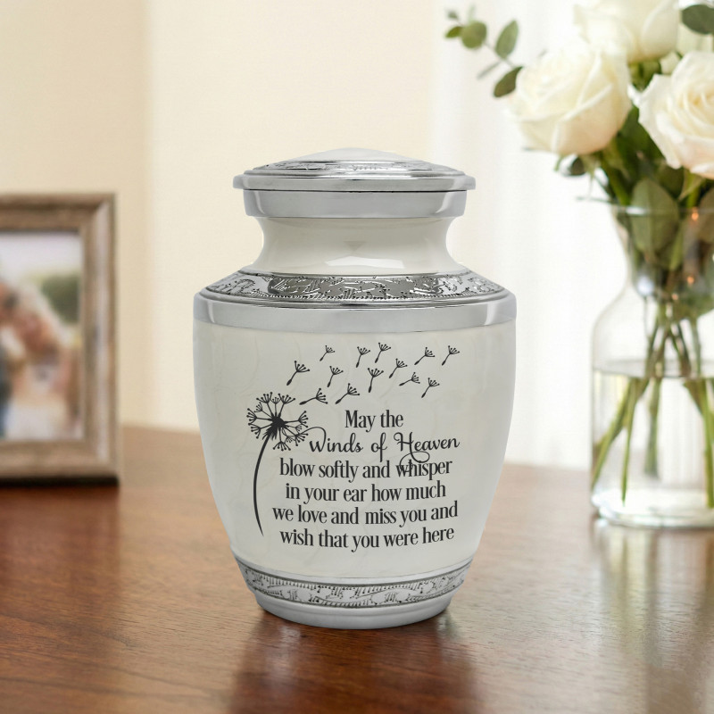 Winds of Heaven Sharing Urn - Radiant White