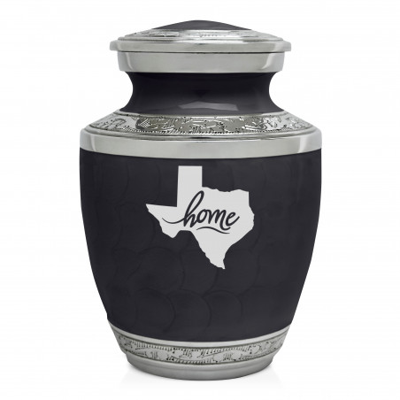 Texas Home Sharing Urn - Ebony Black