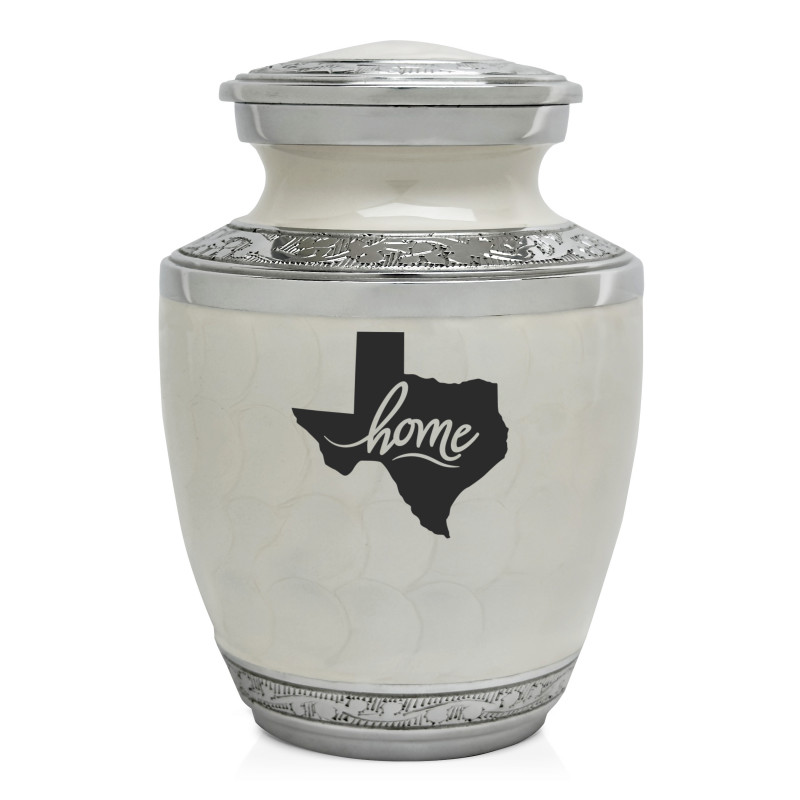 Texas Home Sharing Urn - Radiant White