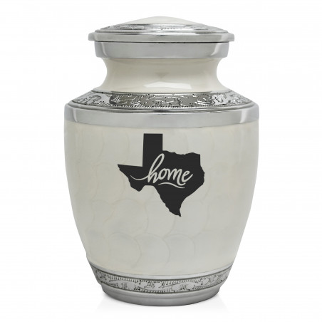 Texas Home Sharing Urn - Radiant White