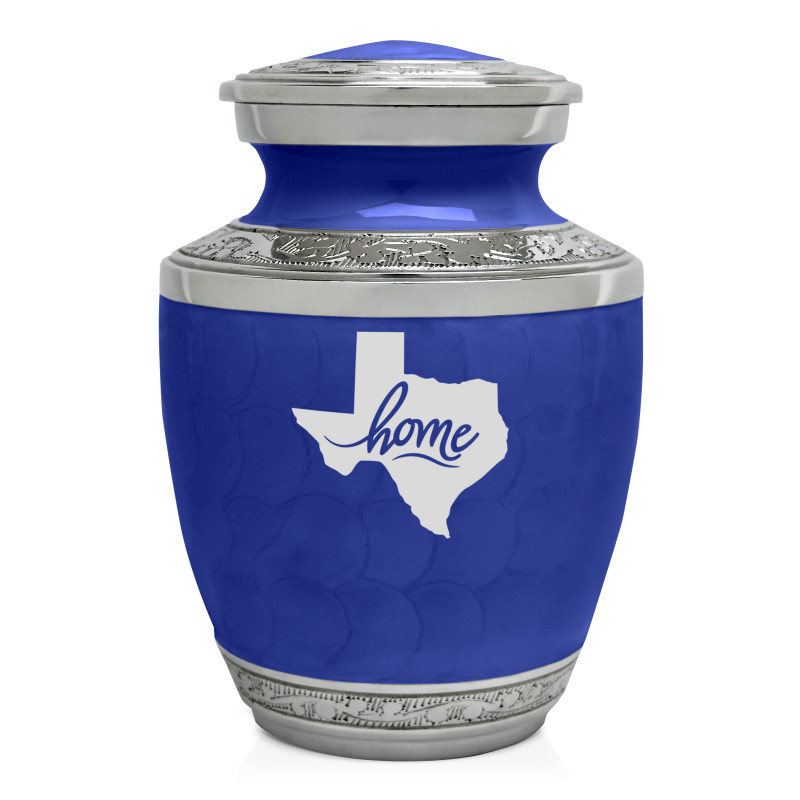 Texas Home Sharing Urn - Royal Blue
