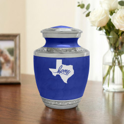 Texas Home Sharing Urn - Royal Blue