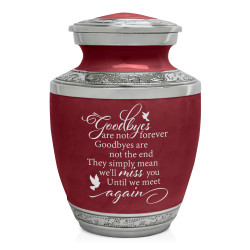Goodbyes Are Not Forever Sharing Urn - Rose Red
