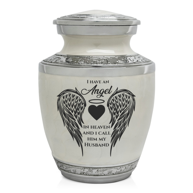 Husband Sharing Urn - Radiant White