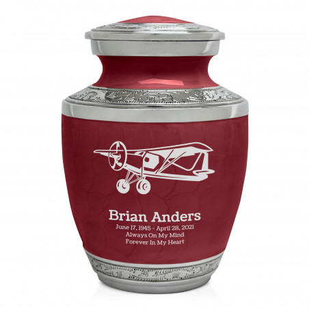 Bush Plane Sharing Urn - Rose Red