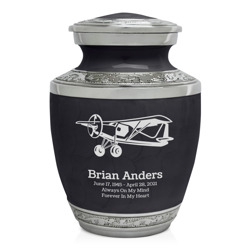 Bush Plane Sharing Urn - Ebony Black