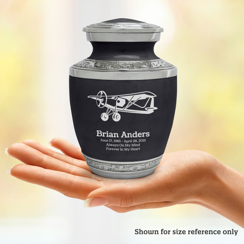 Bush Plane Sharing Urn - Ebony Black