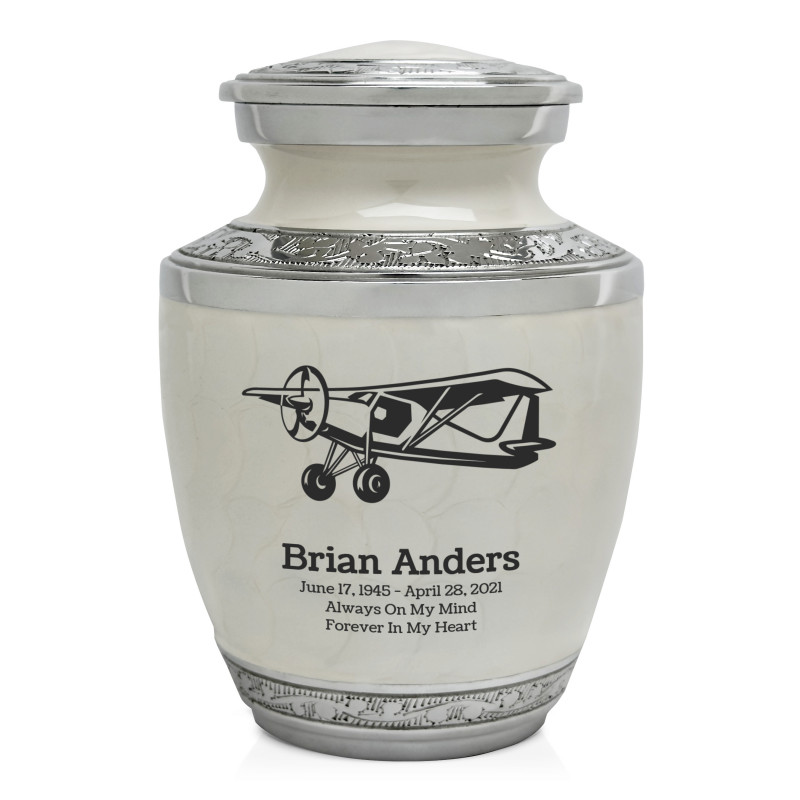Bush Plane Sharing Urn - Radiant White