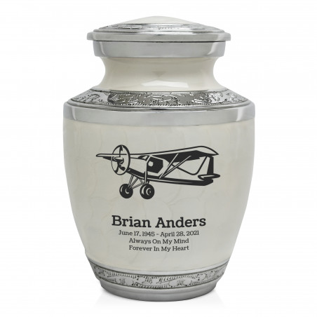 Bush Plane Sharing Urn - Radiant White