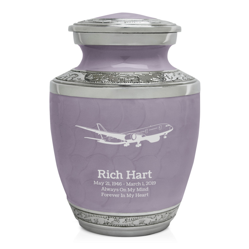 Commercial Airplane Sharing Urn - Regal Purple
