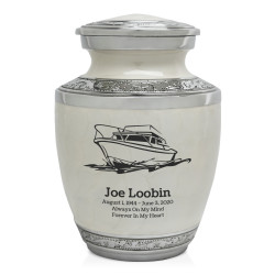 Boat Sharing Urn - Radiant White