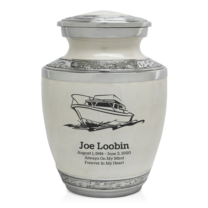 Boat Sharing Urn - Radiant White