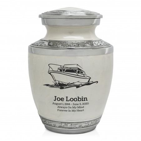 Boat Sharing Urn - Radiant White